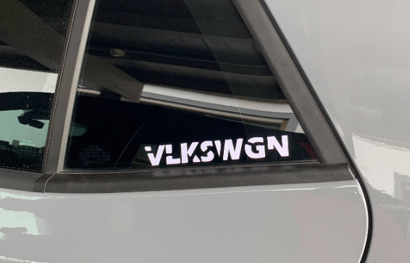 Aufkleber VLKSWGN Var. 1, Vinyl Folie,  versch. Größen u. Farben Foto 3