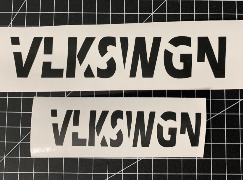 Aufkleber VLKSWGN Var. 1, Vinyl Folie,  versch. Größen u. Farben Foto 4