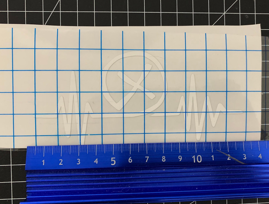 Geocaching Aufkleber, Herzschlag, versch. Farben und Größen Foto 2