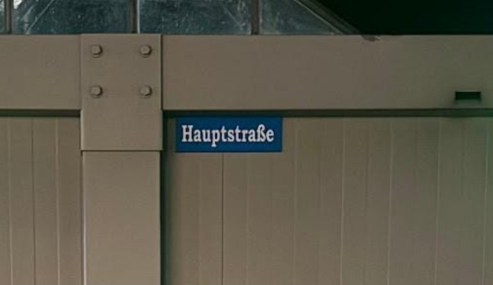 Geocaching Versteck - Straßennamenschild, magnetisch Foto 4