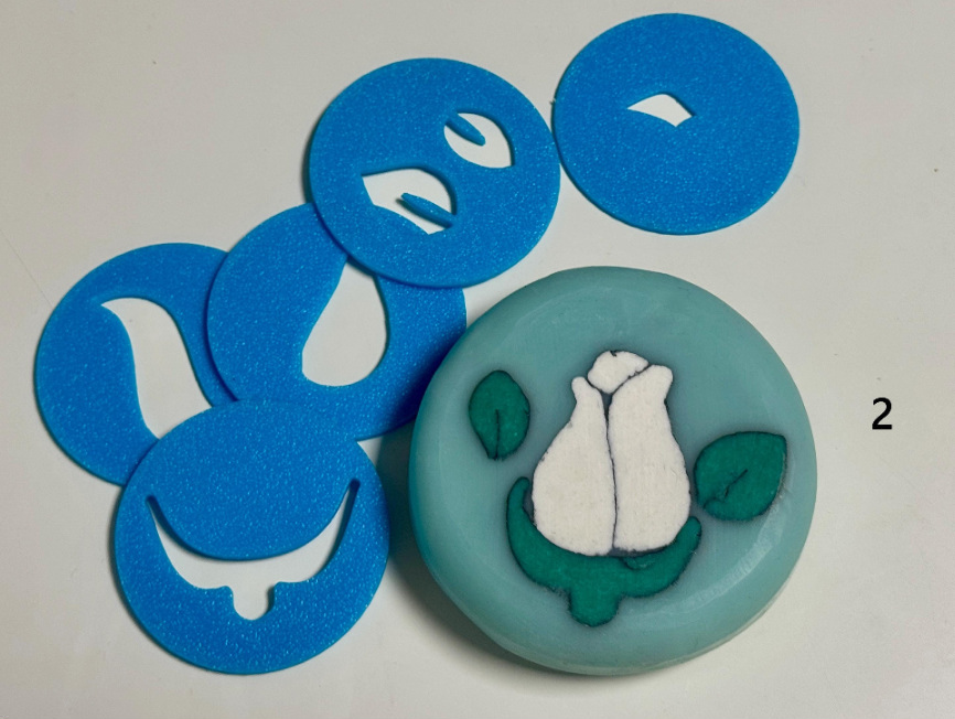 Extruderscheiben Sets 45mm - verschiedene Motivvarianten, mit/ohne Tube!! Foto 3