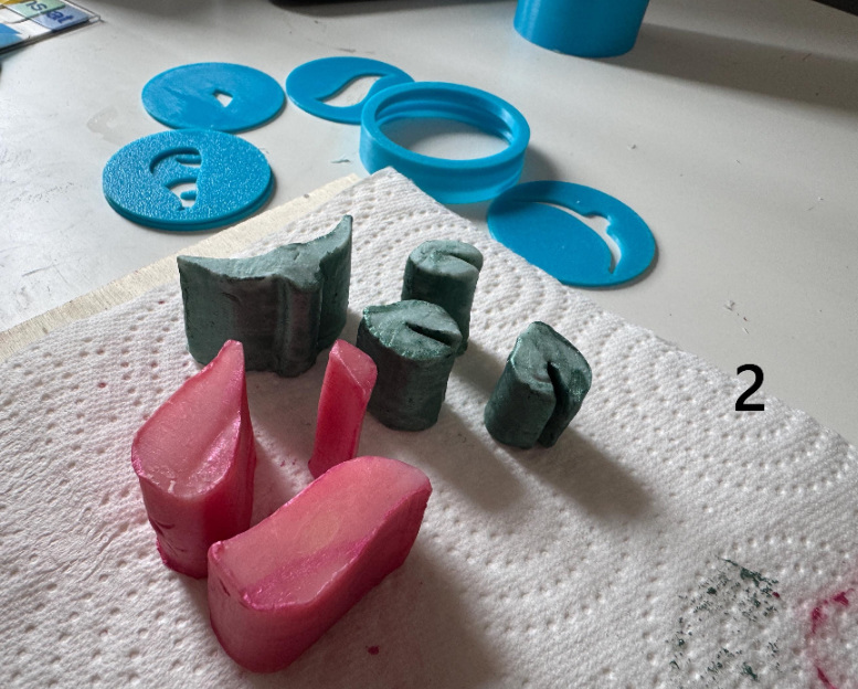 Extruderscheiben Sets 45mm - verschiedene Motivvarianten, mit/ohne Tube!! Foto 4