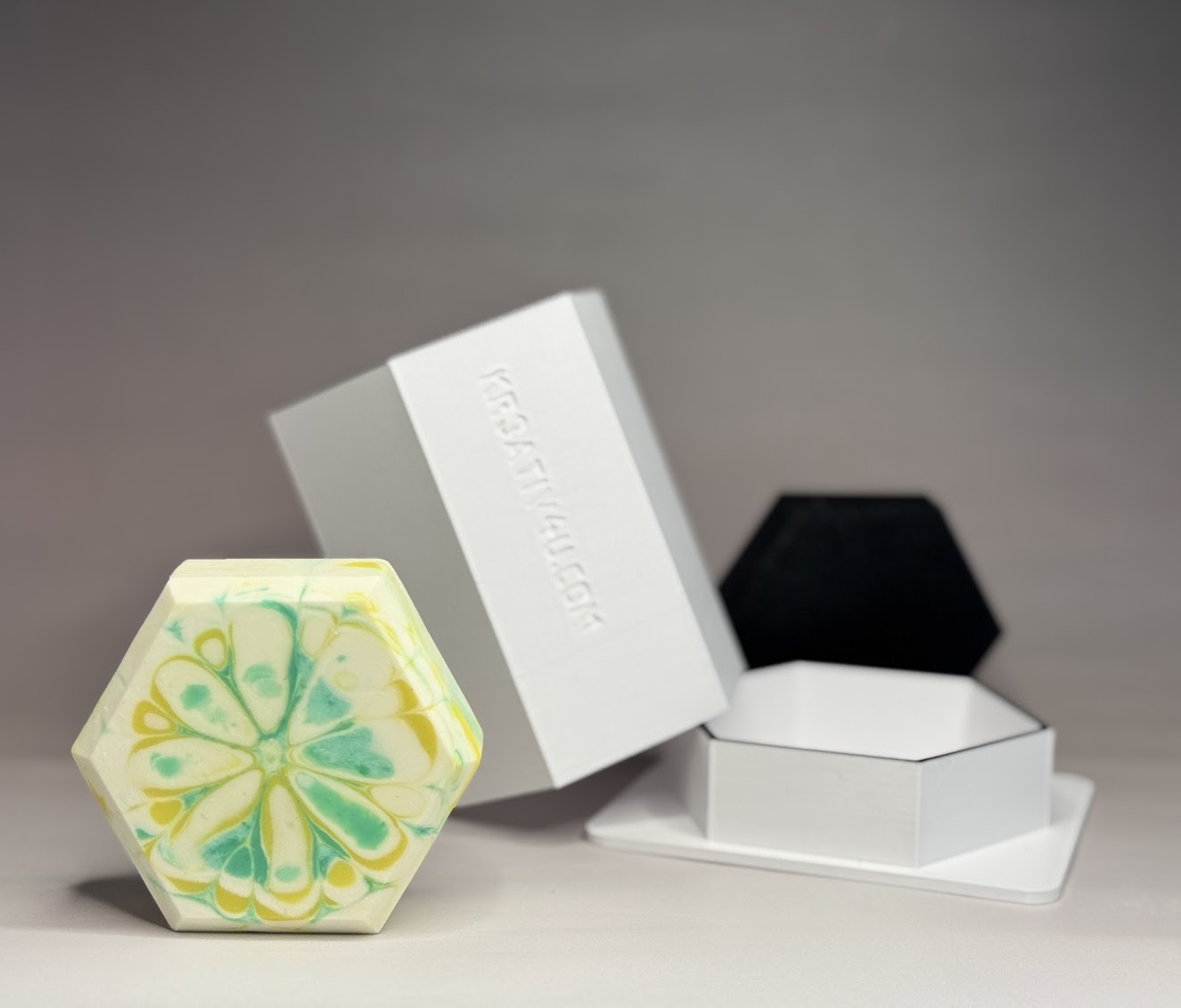 Seifenformbehälter Wabe Foto 2